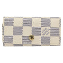 LOUIS VUITTON Damier Azur Multicles 4 Schlüsseletui N60020 LV Auth 164049V-13