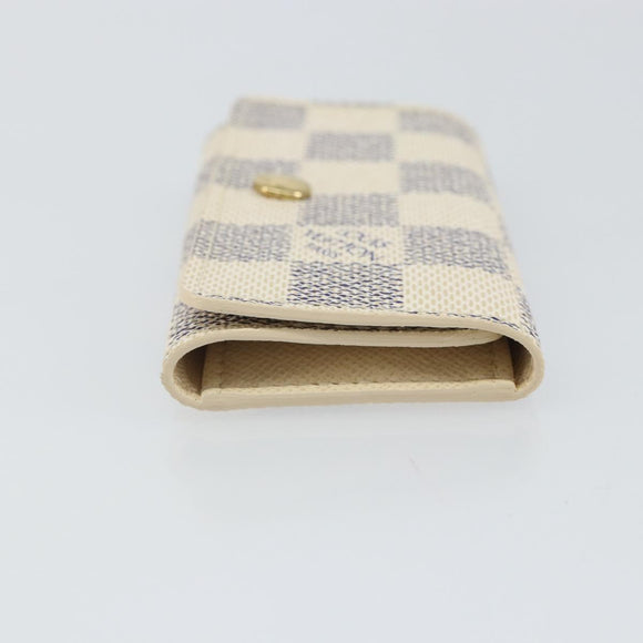 LOUIS VUITTON Damier Azur Multicles 4 Schlüsseletui N60020 LV Auth 164049V