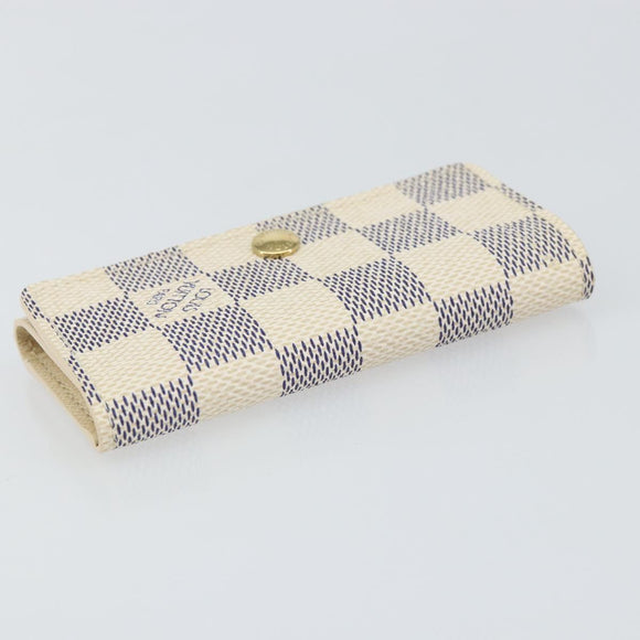 LOUIS VUITTON Damier Azur Multicles 4 Schlüsseletui N60020 LV Auth 164049V