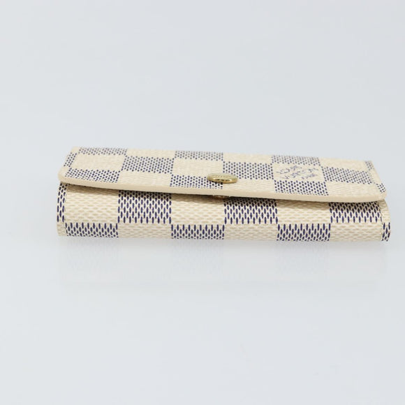 LOUIS VUITTON Damier Azur Multicles 4 Schlüsseletui N60020 LV Auth 164049V