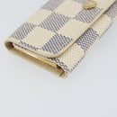 LOUIS VUITTON Damier Azur Multicles 4 Schlüsseletui N60020 LV Auth 164049V-15