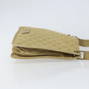 GUCCI GG Canvas Shoulder Bag Beige Gold 91762 Auth 164051-3