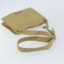GUCCI GG Canvas Shoulder Bag Beige Gold 91762 Auth 164051-7