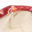 CHANEL Camelia Tote Bag Nylon Red CC Auth 164053-18