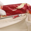 CHANEL Camelia Tote Bag Nylon Red CC Auth 164053-22