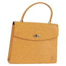 LOUIS VUITTON Epi Malesherbes Hand Bag Tassili Yellow Jonne M52379 Auth 164054A-1