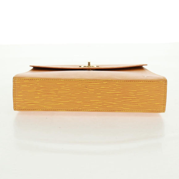 LOUIS VUITTON Epi Malesherbes Hand Bag Tassili Yellow Jonne M52379 Auth 164054A