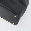 GUCCI Schultertasche Leder Schwarz Gold Original 164055-9