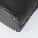 GUCCI Schultertasche Leder Schwarz Gold Original 164055-15