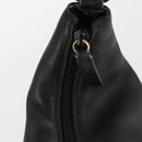 GUCCI Schultertasche Leder Schwarz Gold Original 164055-17