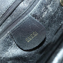GUCCI Schultertasche Leder Schwarz Gold Original 164055-20