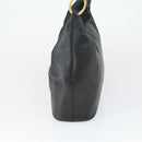 GUCCI Schultertasche Leder Schwarz Gold Original 164055-3