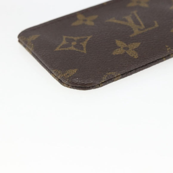 LOUIS VUITTON Monogram Pochette Cles Coin Purse M60033 LV Auth 164056
