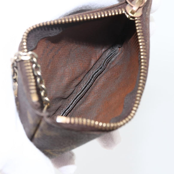 LOUIS VUITTON Monogram Pochette Cles Coin Purse M60033 LV Auth 164056