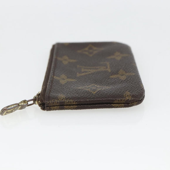 LOUIS VUITTON Monogram Pochette Cles Coin Purse M60033 LV Auth 164056