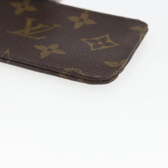 LOUIS VUITTON Monogram Pochette Cles Coin Purse M60033 LV Auth 164056