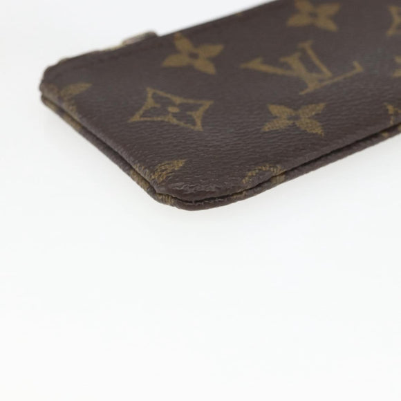 LOUIS VUITTON Monogram Pochette Cles Coin Purse M60033 LV Auth 164056