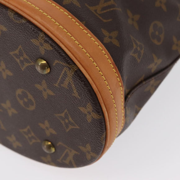 LOUIS VUITTON Monogram Bucket PM Shoulder Bag M42238 LV Auth 164057
