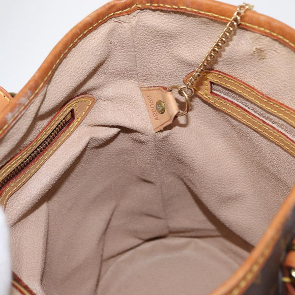 LOUIS VUITTON Monogram Bucket PM Shoulder Bag M42238 LV Auth 164057