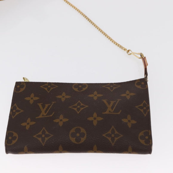 LOUIS VUITTON Monogram Bucket PM Shoulder Bag M42238 LV Auth 164057