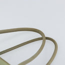 PRADA Hand Bag Nylon Khaki Silver Auth 164059-8