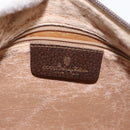 GUCCI GG Supreme Web Sherry Line Bag PVC Beige Gold 89 02 032 Auth 164062-16