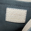 LOUIS VUITTON Mahina Solar Powered PM Bag Leather Taupe M93124 LV Auth 164063V-20