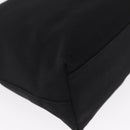 Salvatore Ferragamo Shoulder Bag Nylon Black Silver Auth 164064-9