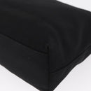 Salvatore Ferragamo Shoulder Bag Nylon Black Silver Auth 164064-14