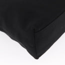 Salvatore Ferragamo Shoulder Bag Nylon Black Silver Auth 164064-15