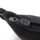 Salvatore Ferragamo Shoulder Bag Nylon Black Silver Auth 164064-10