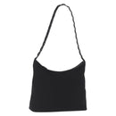 Salvatore Ferragamo Shoulder Bag Nylon Black Silver Auth 164064-1