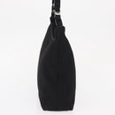 Salvatore Ferragamo Shoulder Bag Nylon Black Silver Auth 164064-4