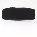 Salvatore Ferragamo Shoulder Bag Nylon Black Silver Auth 164064-5