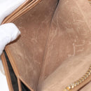 Christian Dior Honeycomb Canvas Chain Shoulder Bag PVC Gray Gold Auth 164065-21