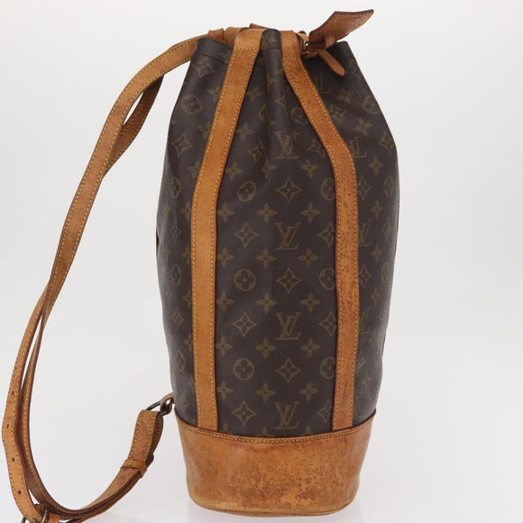 LOUIS VUITTON Monogram Randonnee GM Shoulder Bag M42244 LV Auth 164068