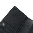 GUCCI Long Wallet Leather Black Silver 322104 Auth 164075V-15