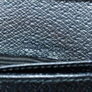 GUCCI Lange Geldbörse Leder Schwarz Silber 322104 Auth 164075V-11