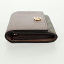 GUCCI GG Supreme Langbörse PVC Beige Gold 598587 Auth 164076V-3