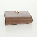 GUCCI GG Supreme Langbörse PVC Beige Gold 598587 Auth 164076V-5