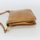 LOUIS VUITTON Monogram Vernis Lexington Accessory Pouch Beige M91010 Auth 164080-3