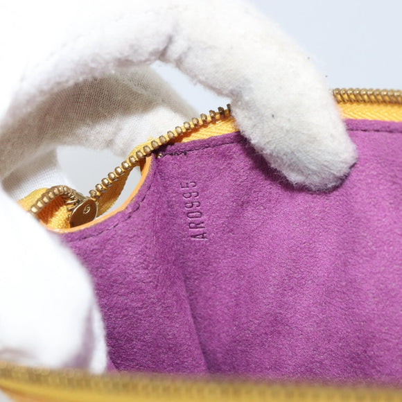 LOUIS VUITTON Epi Pochette Accessoires Pouch Yellow M52949 LV Auth 164082