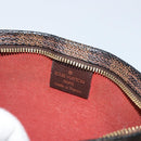 LOUIS VUITTON Damier Ebene Trousse Makeup Pouch N51982 LV Auth 164083A-17