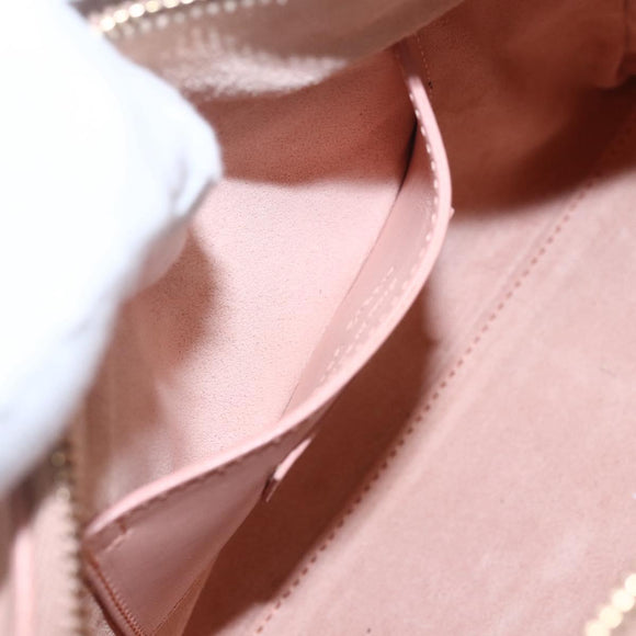 SAINT LAURENT Baby Duffel Hand Bag Leather Pink Gold 330958 Auth 164086V