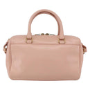 SAINT LAURENT Baby Duffel Hand Bag Leather Pink Gold 330958 Auth 164086V-13