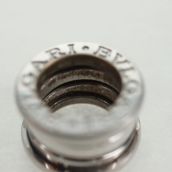 BVLGARI B.zero1 Pendant Head K18WG 750 Silver tone CN851448 Auth 164093SM