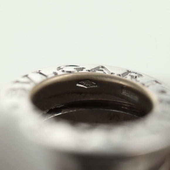 BVLGARI B.zero1 Pendant Head K18WG 750 Silver tone CN851448 Auth 164093SM