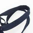 PRADA Backpack Nylon Navy Silver Auth 164098V-15