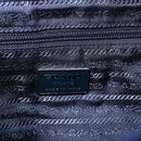 PRADA Backpack Nylon Navy Silver Auth 164098V-21