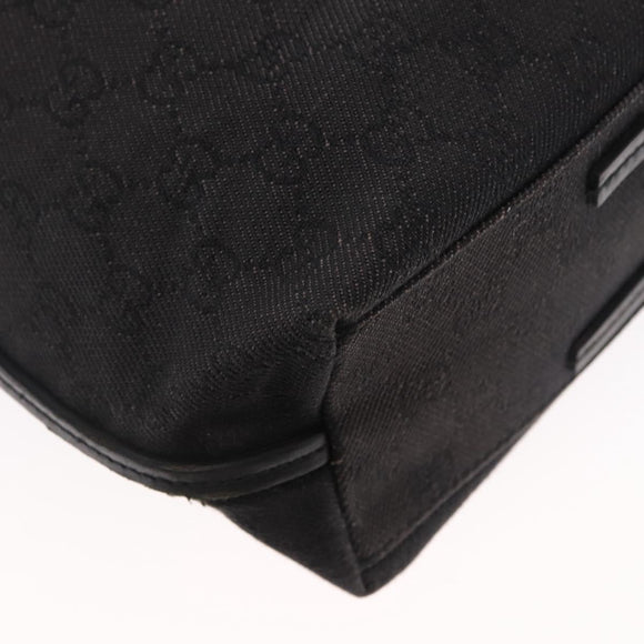 GUCCI GG Canvas Tragetasche Schwarz 101341 Auth 164100